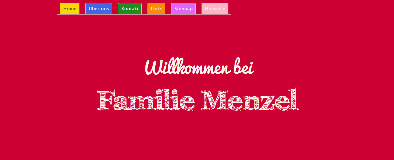Screenshot Dres. Menzel Website