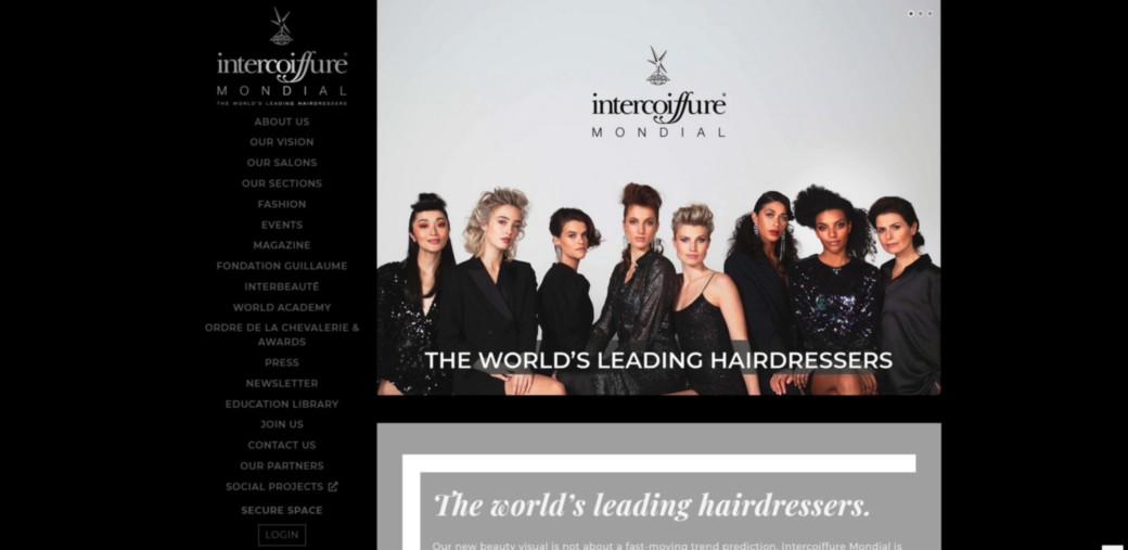 Screenshot Intercoiffure Mondial