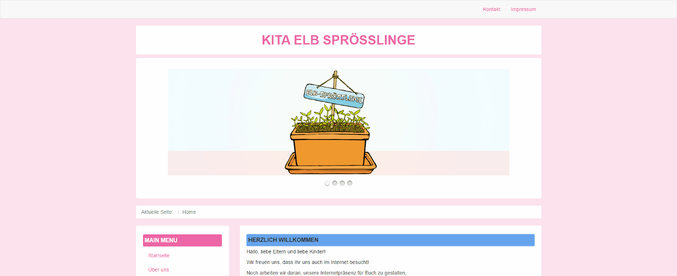 Screenshot Kita Website